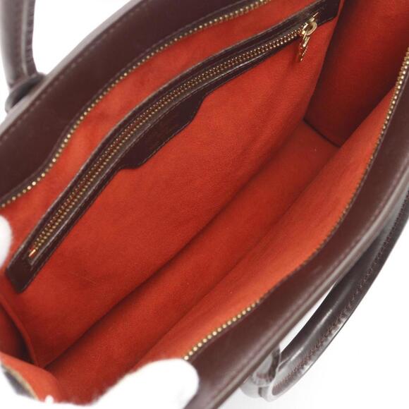 LOUIS VUITTON Brown Damier Leather Tote Bag - Picture 4 of 11